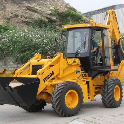 Chinese Mini 7 Ton Articulated Loader Mini Loader Tractor Mini Farm Tractor Front Loader Backhoe