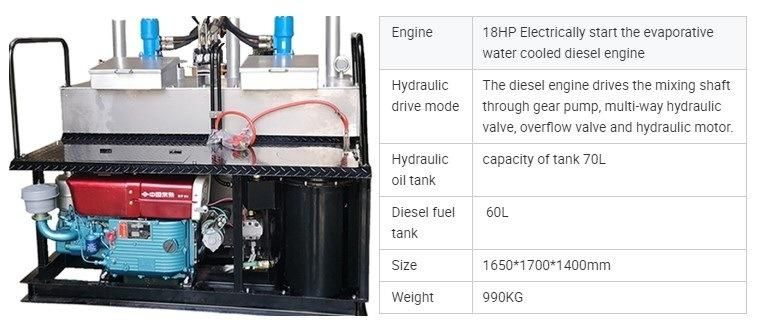 Thermoplastic Price Road Marking Kettle Hydraulic Hot Melt Paint Preheater