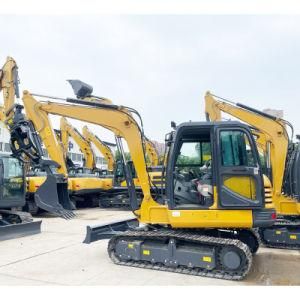 CE Certificate Hydraulic 6 Ton 0.23m3 Bucket Mini Excavator for Sale