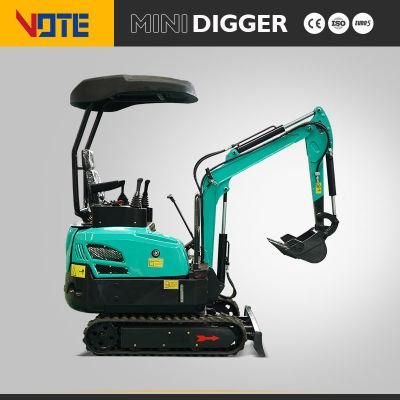 New Products for Sale 1780kg Chinese Excavator Mini Digger Farm Agricultural Hot Price of Small Excavator