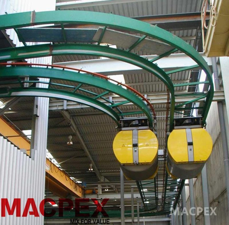 Precast Prodiction Line of 1m3/1.5m3/2m3 Concrete Flying Bucket From Factory