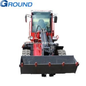 Hydraulic brand new 1.6ton telescopic durable wheel loader with telescopic boom