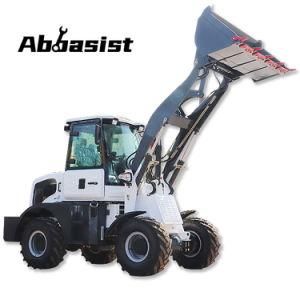 OEM Manufacturer China Factory Abbasist Four-wheel-drive AL16 Mini Wheel Loader with CE Certificate for Sale