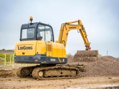 Liugong Mini Crawler Hydraulic Excavator 908e for Sale