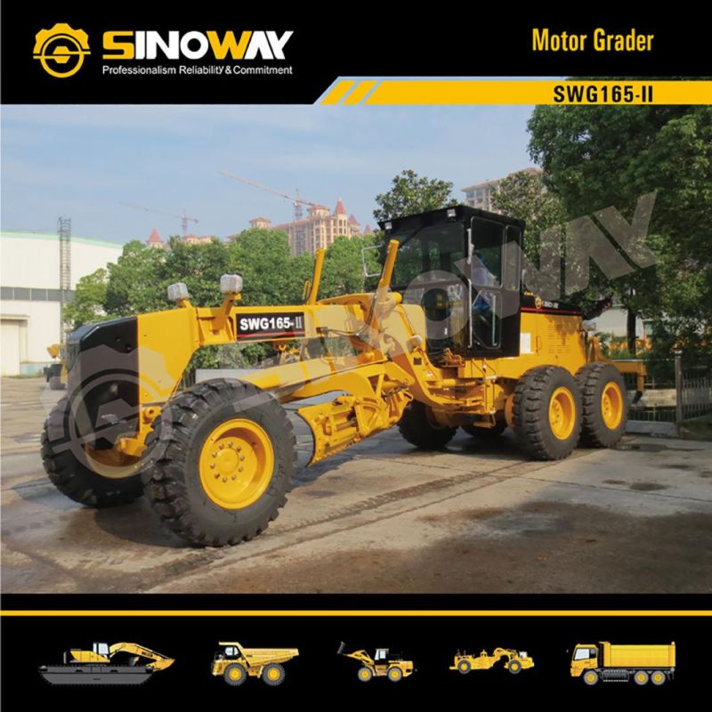 Good Selling 165HP Road Motor Grader 15ton Grader Motor on Sale