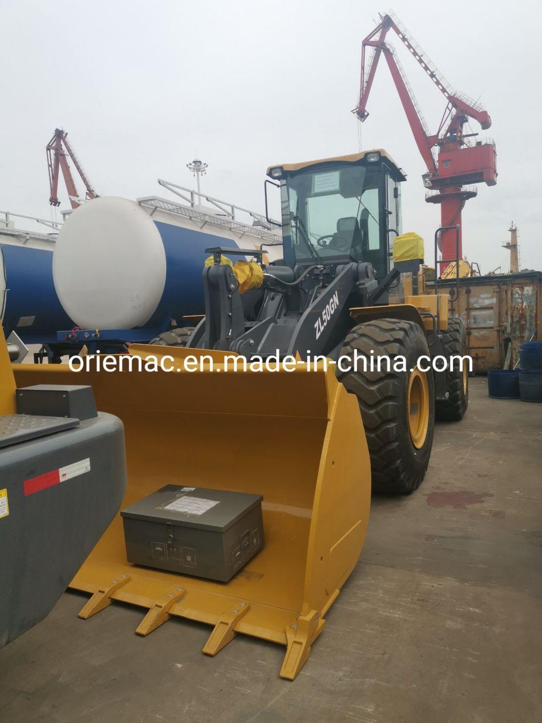 Oriemac 3m3 5000kgs Front End Loader Zl50gn 3t 5t Heavy Hydraulic Loader