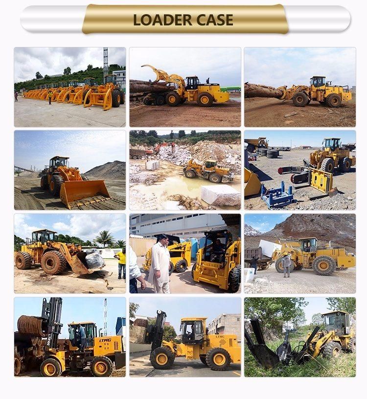 Chinese 936 Wheel Loader with Rock Bucket and Joystick