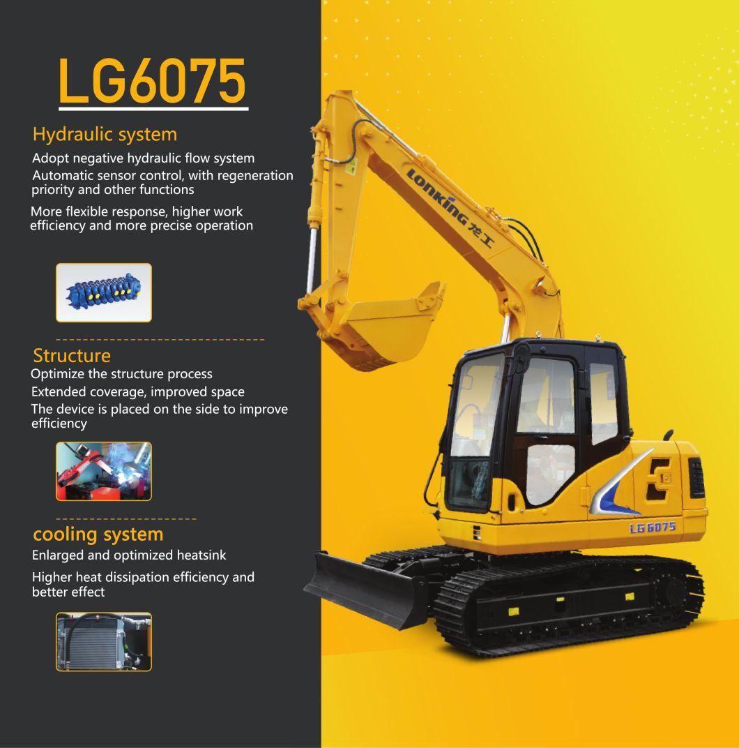 Lower Fuel Consumption and Less Noise Crawler Excavtor with Standard Yanmar 4tnv98 Engine