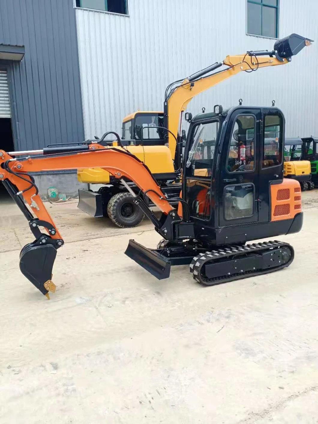 High Quality 2.0ton Mini Hydraulic Crawler Excavator with 0.05cbm Bucket