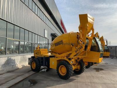 Mobile Portable Cement Mortar Mixer Mobile Self-Loading Concrete Mixer