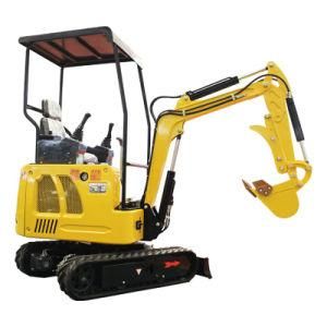 New Construction Equipment Digging Machine Small Digger Mini Excavator Small Bagger 1.5ton