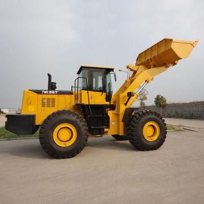 Twl867 6t China High Quality Articulated Front End Heavy Tractor Truck Wheel Loader