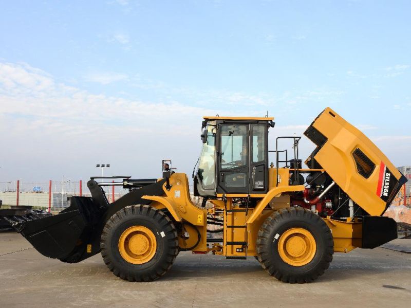 5 Ton Front End Loader Syl956h with Rops Cabin and Joystick