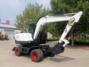 8 Ton Doosan Hydraulic System Wheel Excavators