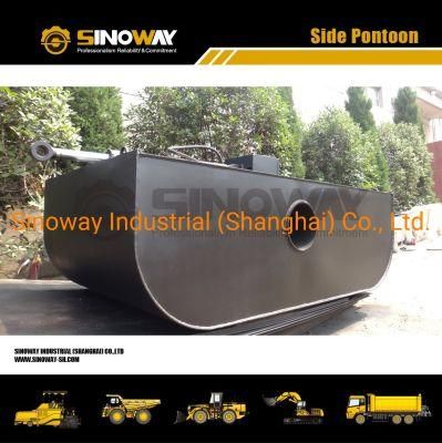 Hydraulic Amphibious Pontoon Undercarriage for Cat Hitachi Komatsu Doosan Amphibious Excavator