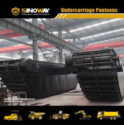 Hydraulic Undercarriage Pontoons Amphibious Pontoons Excavator Amphibi for Sale