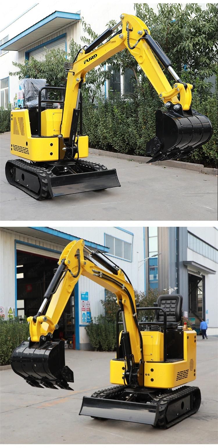 Brand New 1ton Crawler Excavator Bagger with Good Price Fwj-900