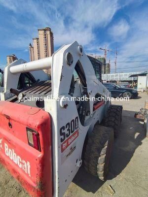 Second-Hand Wheel Loader Bobcat S300 Machine Wheel Loader Skid Steer Loader