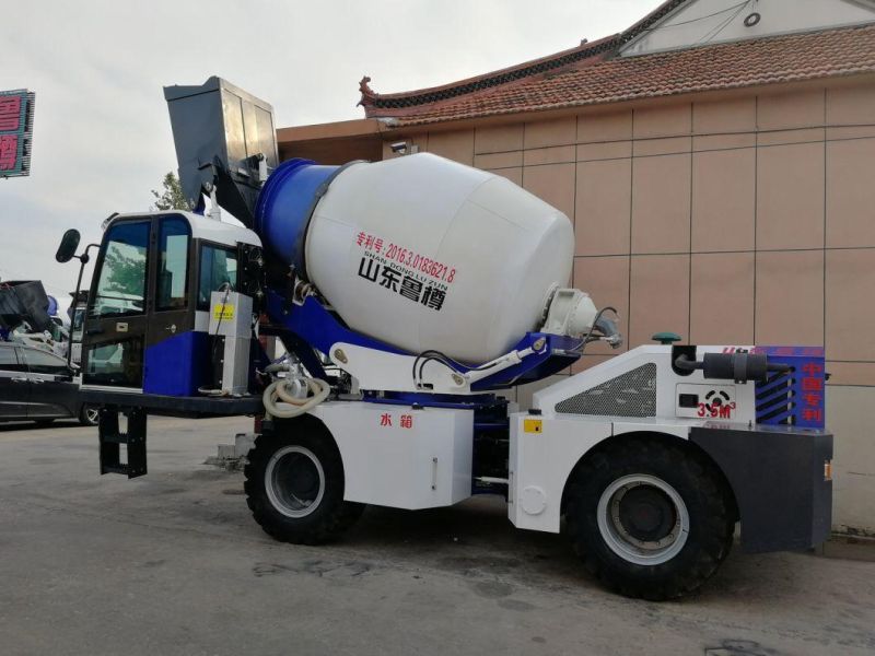 China 3.5ton Self Load Concrete Mixer Truck 7100kg 4WD Concrete