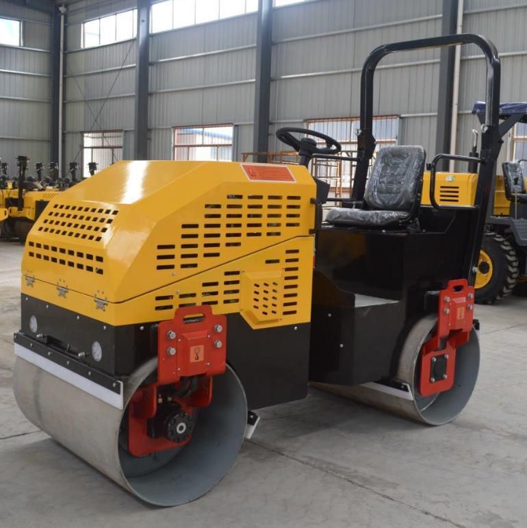 Pme-R2000 Hydraulic Double Wheels Drive Road Roller Steering Type