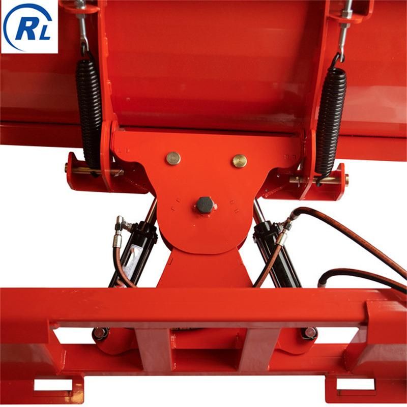 Qingdao Ruilan Customize Snow Plow Blade with Hydraulic Cylinder for Skid Steer/Loader and Tractor, Machinery Attachment
