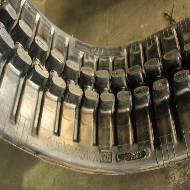Rubber Track for Ym, Kbt, Cat Excavator 300*52.5*76K