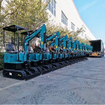 Household Use Excavators 0.8 Ton 1.5 Ton 2 Ton 3ton Small Digger Hydraulic Crawler Mini Excavator