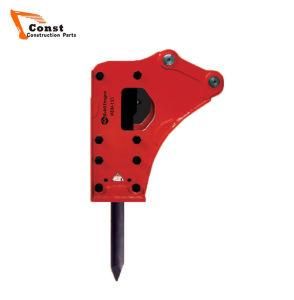 Top Pencil Type Box Silenced Type Side Type Hydraulic Breaking Hammer Breaker for Mini/Big Excavators 75mm Chisel Diameter