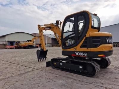 Yuchai 6 Tons Small Crawler Excavator Yc60-9 with CE