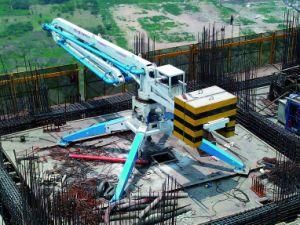 High Quality Stationery Spider Concrete Placing Boom