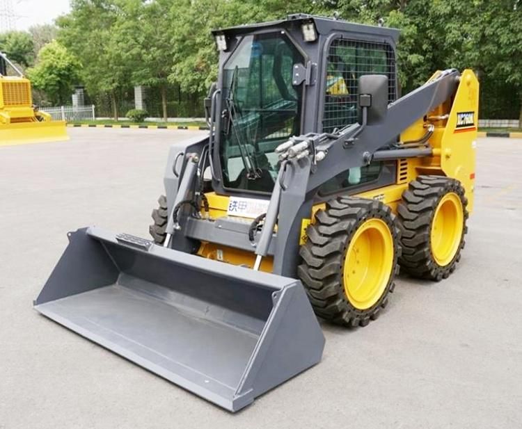 Snow Removal Equipments Xc760K Chinese Wheel Skid Steer Loader