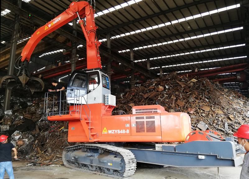 Bonny 48ton Dual Power Scrap and Waste Material Handling Machine Made in China