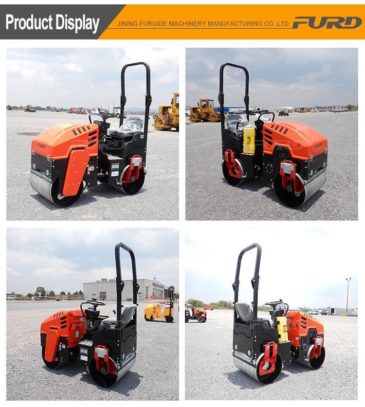 Ce Approved 1 Ton Double Drum Road Roller