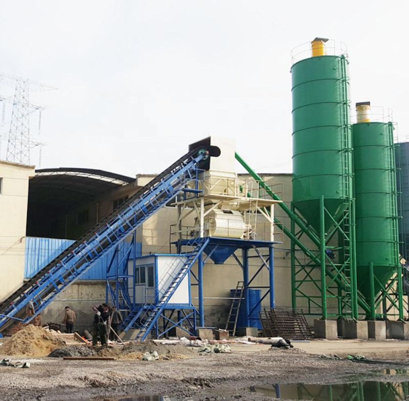 Zoomlion Concrete Batching Mixing Plant with One Year Warranty