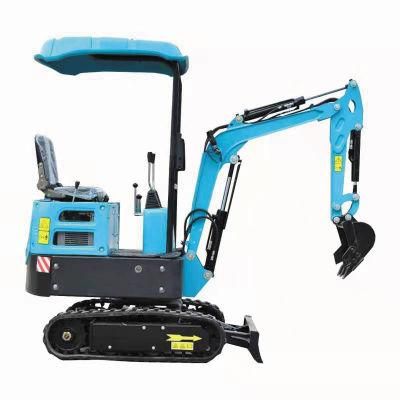 Shanzhuang Mini Digging Fw12D Roof Mini Earth Digger Machine with Koop Engine CE Mini Excavator