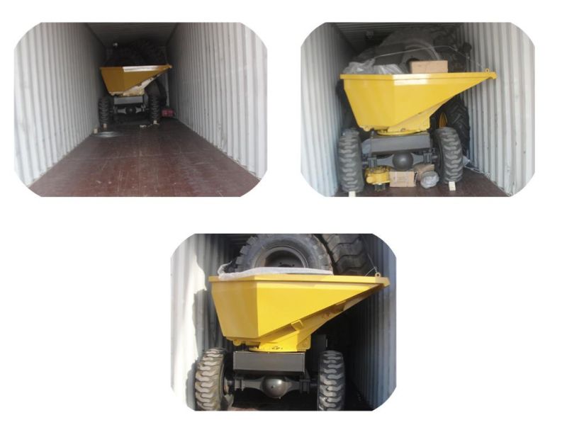 Diesel 1.5 Ton 40kw Wheel Dumper for Mine Hydraulic Xinchai Engine From Factory