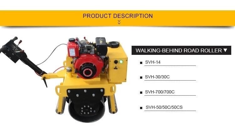 Hand Walk Behind Vibratory Mini Compactor Roller