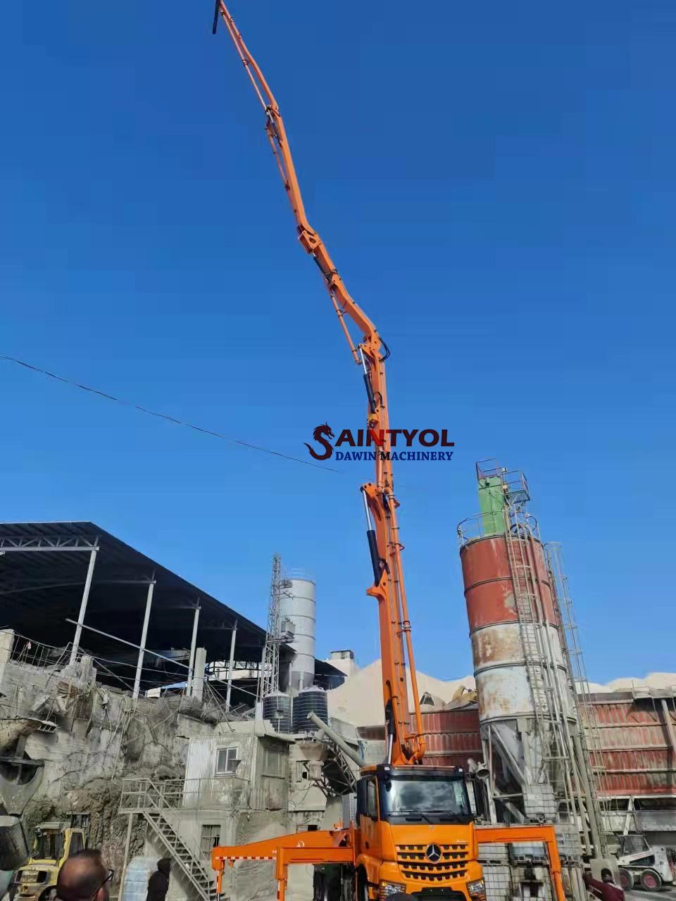 38m Truck Mounted Boom Concrete Pump Truck Upper Part Without Chassis