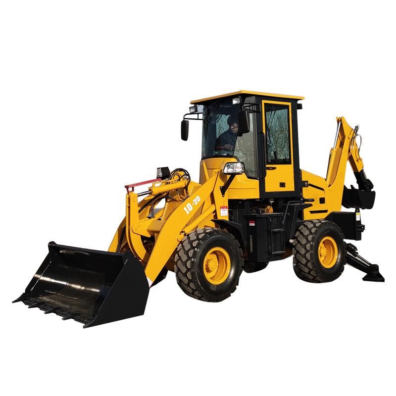 CE Certification Snow Shovel, Forklift, Grab, Load, Multi Function Mini Small Backhoe Loader Jdl10-20