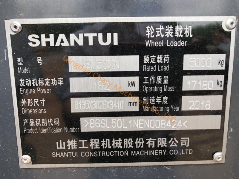 Hot Selling Wheel Loader Used, 5ton Wheel Loader