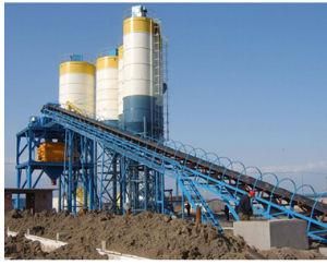 Hzs120 Belt Converyor Concrete Mixing Batching Plant