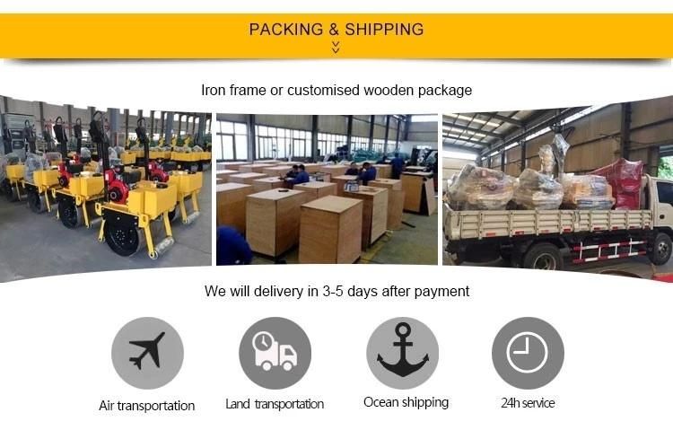High Quality Walking Type Road Roller Used in Road Construction