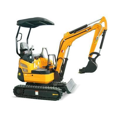 Mini Excavator 2 Ton 1.8ton Mini Excavator Machine Hot Sale Mini Excavator with Cabin