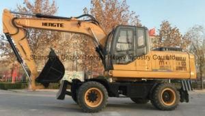 Chinese Super 12.5 Ton Sugarcane Wheeled Excavator Machine Htl120-9