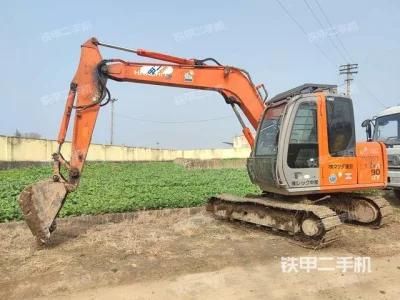 Used Mini Medium Backhoe Excavator zx80lck Hitachi Construction Machine Second-Hand