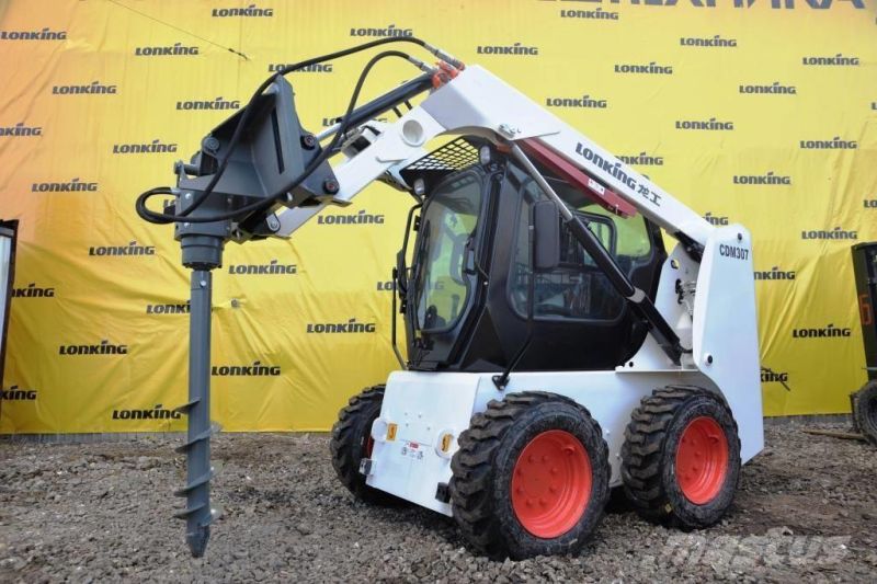 Lonking Popular Small 3ton Skid Steer Loader Cdm307 with Ku-Bota Engine