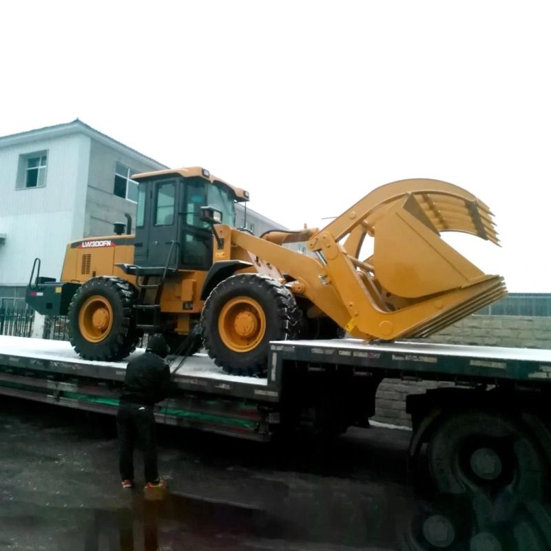 Cheap Price 3ton Wheel Loader Articulated Mini Front Loaders Lw300fn