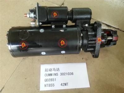 Engine Excavator Parts Construction Machinery Parts Nt855 Start Motor 3021036