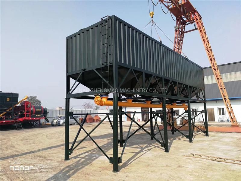 35t 50t 70t 100t 200t Welding or Horizontal Fly Ash Cement Dry Powder Storage Container Silo with China Factory Price