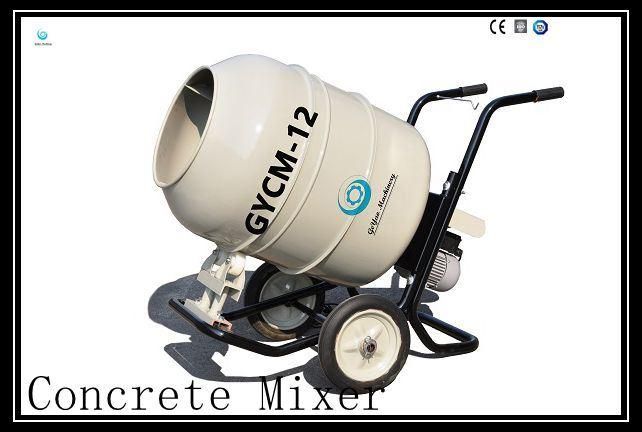 Mini Electric Hand Push Concrete Mixer Machine Gycm-12